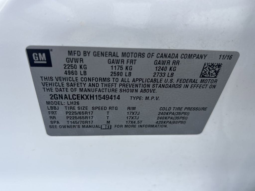 2017 Chevrolet Equinox LT