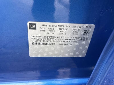 2018 Chevrolet Cruze LT