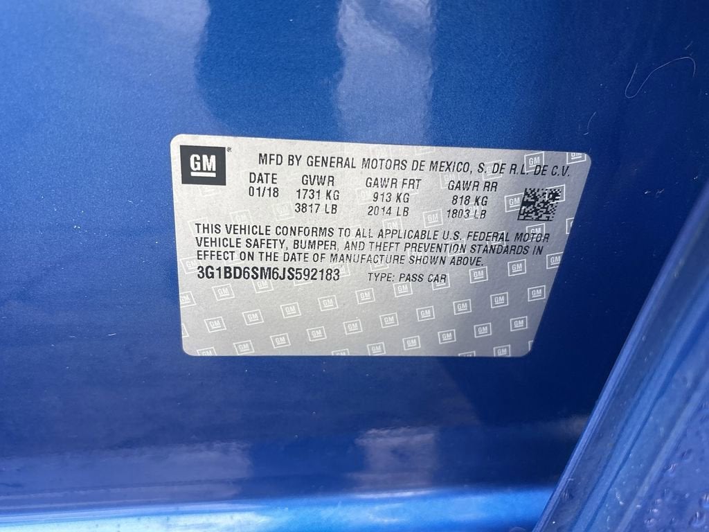 2018 Chevrolet Cruze LT