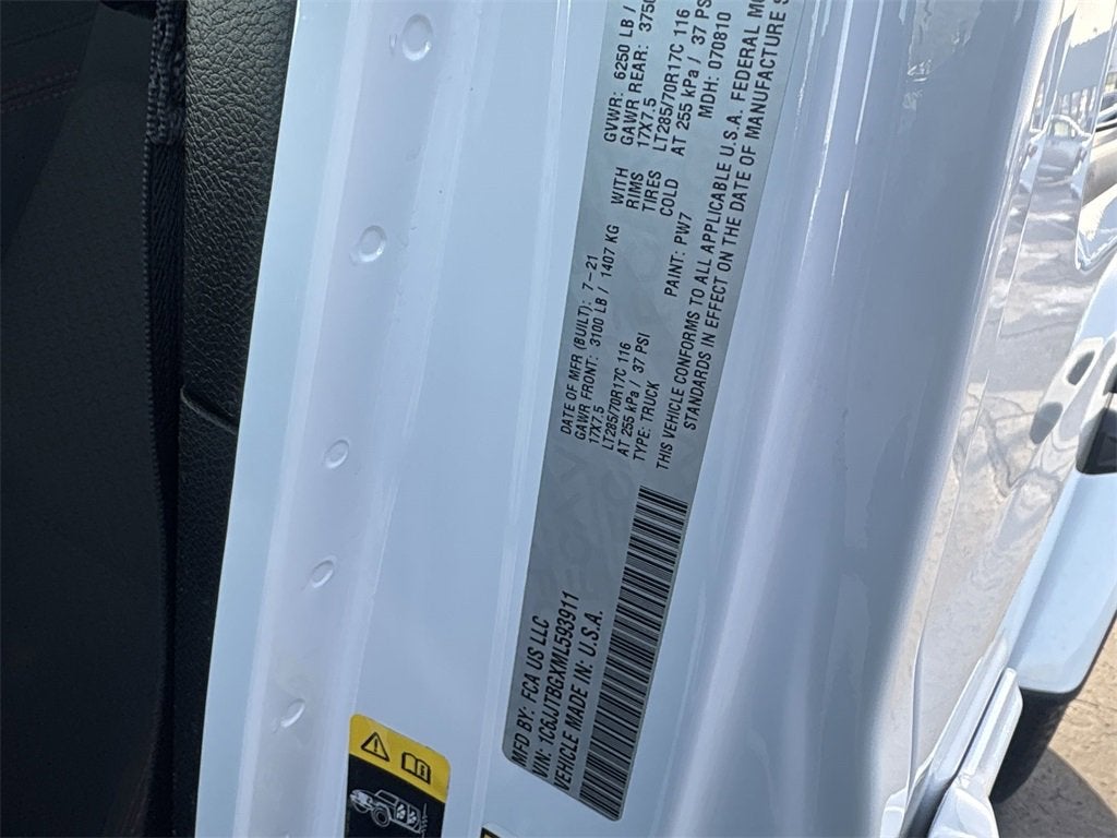 2021 Jeep Gladiator Rubicon 4X4