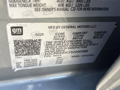 2025 Chevrolet Silverado 1500 LT (2FL)