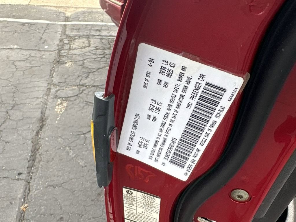 1994 Chrysler LHS 4DR SDN