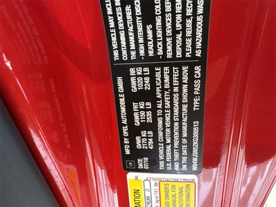 2019 Buick Cascada Sport Touring